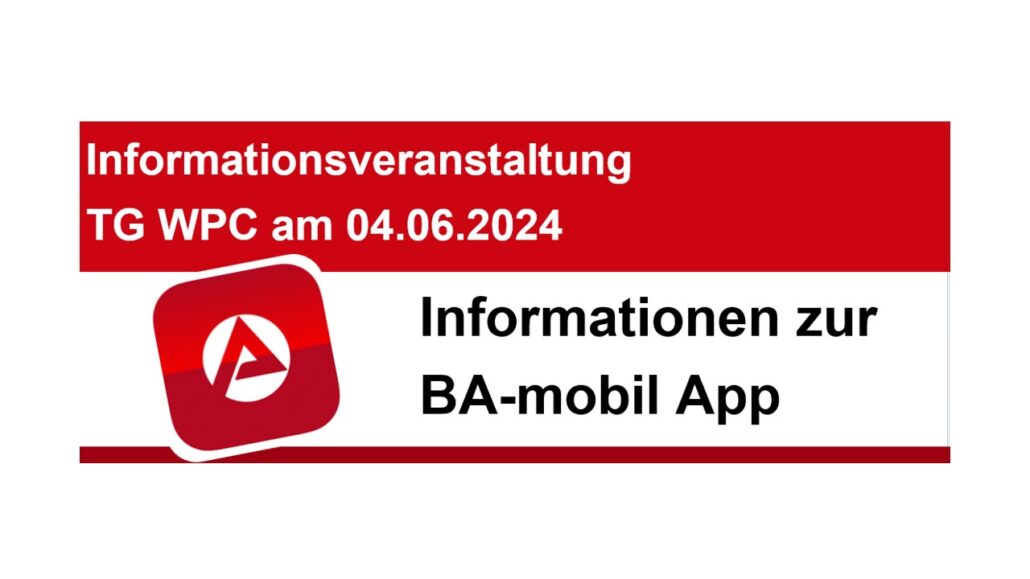 Transfergesellschaft BA-mobil App